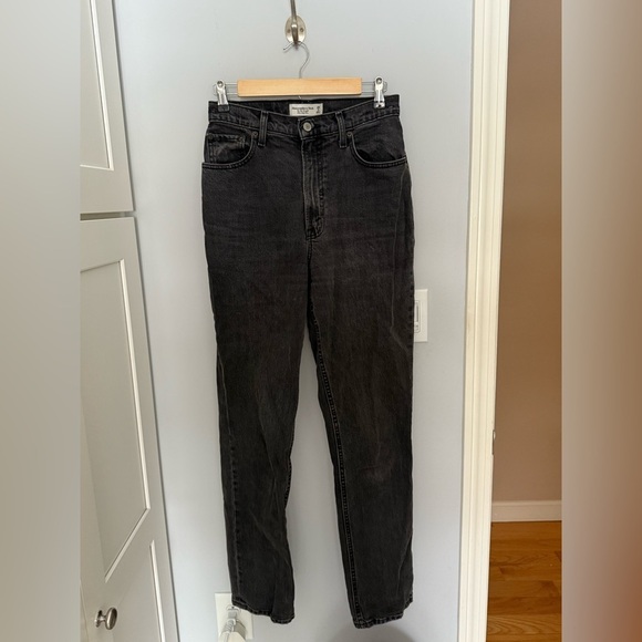 Abercrombie & Fitch Denim - Abercrombie & Fitch Charcoal High Rise Jeans